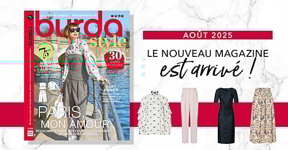 Août 2025 : Le nouveau numéro de Burda Style !