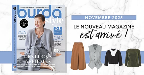 Novembre 2025 : Le nouveau numéro de Burda Style !  