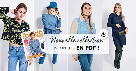 La collection de patrons PDF de burda easy 6/2022 est en ligne !