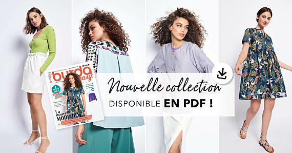 La collection de patrons PDF de burda easy mars/avril 2023 est en ligne !