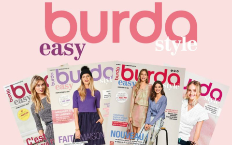 NOUVEAU en 2019 !  Burda Easy fait sa mue et paraît 4 fois l'an dès à présent 