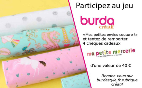 [JEU CONCOURS] BURDA CREATIF « MES PETITES ENVIES COUTURE ! »