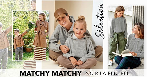 Sélection - 6 pièces matchy-matchy à coudre pour la rentrée