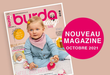 Octobre 2021 : le nouveau numéro de burda easy baby !
