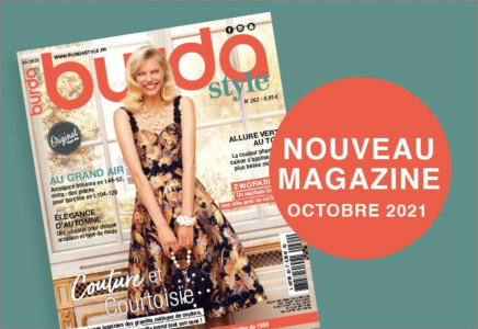 Octobre 2021 : le nouveau numéro de burda style !