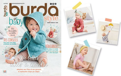 Burda Style hors-série baby n° 02/2020 est sorti !
