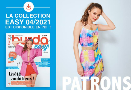 La collection de patrons PDF de burda easy n° 04/2021 est en ligne !