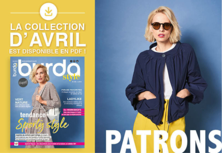 La collection de patrons PDF du mois d'avril est en ligne !