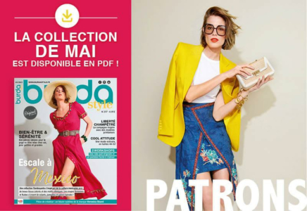 La collection de patrons PDF du mois de mai est en ligne !