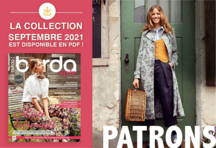 La collection de patrons PDF de burda stylr de septembre est en ligne !