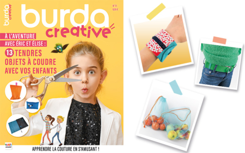 Nouvelle parution : Burda creative n° 71 – À l’aventure avec Éric et Élise