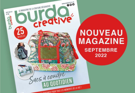 Nouvelle parution : Burda creative n° 80 – Sacs à coudre au quotidien