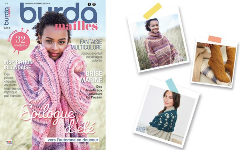 Nouvelle parution : Burda mailles n° 5 – douce transition vers l’automne