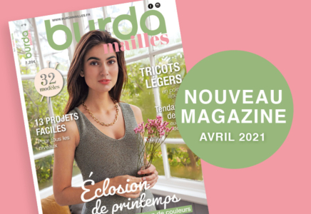 Nouvelle parution : Burda mailles n° 9 – Éclosion printanière et floraison de couleurs