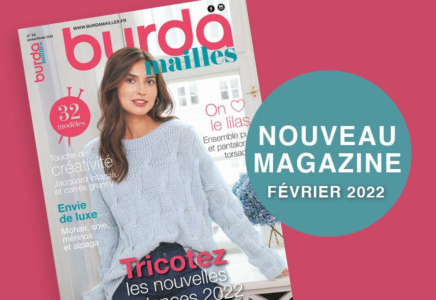 Nouvelle parution : Burda mailles n° 14 – Tricotez les nouvelles tendances 2022