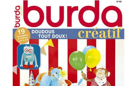 Des doudous tout doux dans burda créatif !
