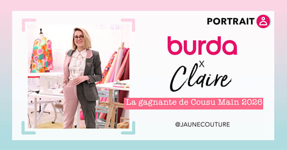 Cousu Main 2026 : entretien avec Claire, gagnante de Cousu Main 2026