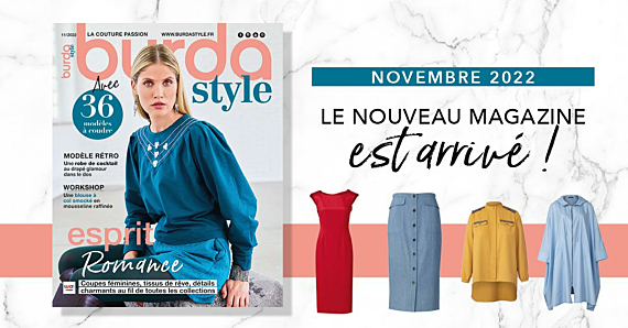 Novembre 2022 : le nouveau numéro de burda style !