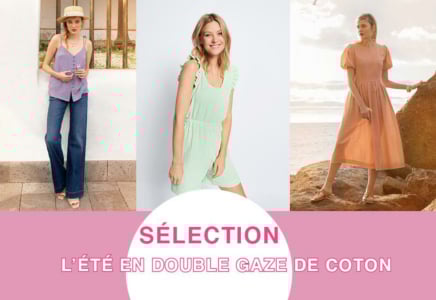 Sélection : L'été en double gaze de coton