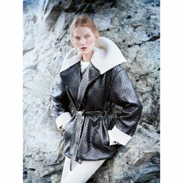 Veste canadienne de luxe n°101 de Burda Style Janvier 2015