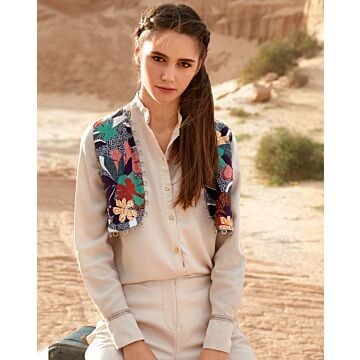 Gilet réversible n°104 de Burda Style Avril 2017