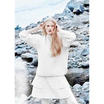 Sweater loden n°107 de Burda Style Janvier 2015