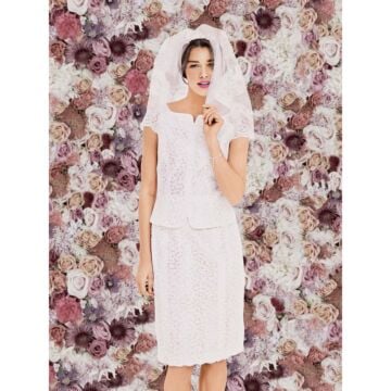Robe de mariée en organza brodé n°109