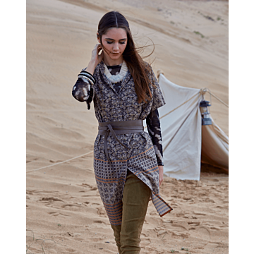 Robe chemisier n°112 de Burda Style Avril 2017