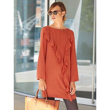 Robe à volant n°112 de Burda Style Janvier 2017