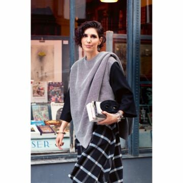 Veste plaid n°115 de Burda Style Janvier 2015
