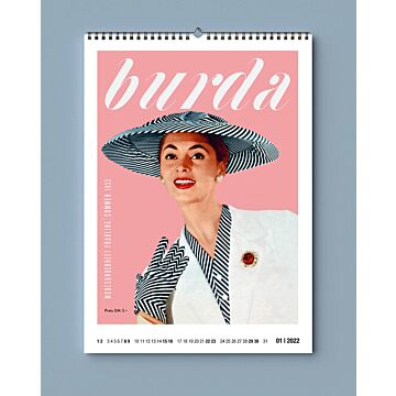 Calendrier mural Burda 2022