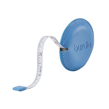 Mètre enrouleur bleu