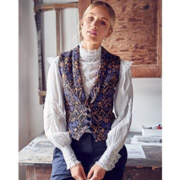 Gilet en Jacquard 112 | Burda Style 10/19