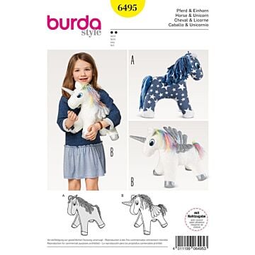 Peluche cheval n°6495