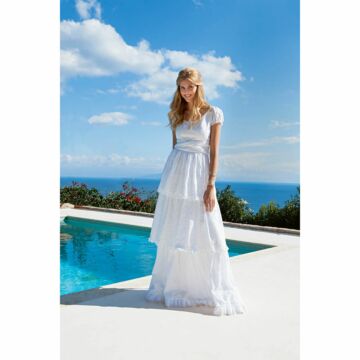 Robe de mariée n°119 de Burda Style Mars 2015
