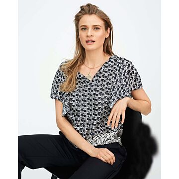 Blouse à volant n°119 de Burda Style Juillet 2017