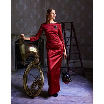 Robe du soir n°119 de Burda Style Décembre 2017
