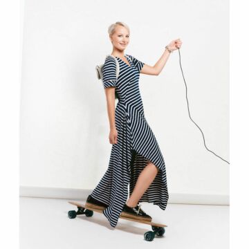 Robe Maxi n°122 de Burda Style Mars 2015