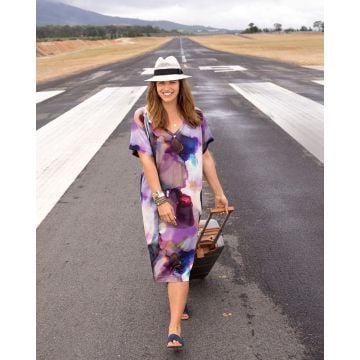 Robe t-shirt n°125 de Burda Style Juin 2017
