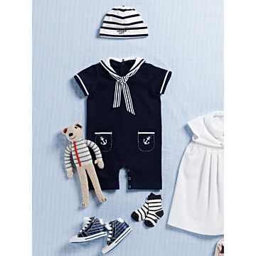 Combi-short en piqué de coton n°143 | Burda Style 07/12