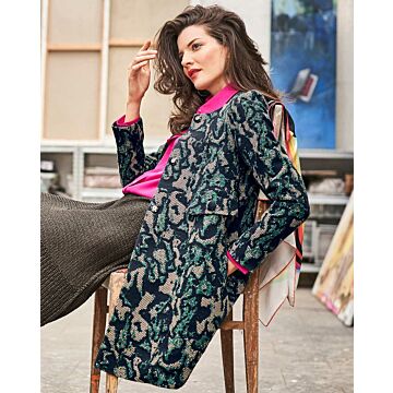 Manteau en Jacquard 104 | Burda Style 01/20