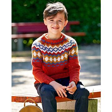 Pull pour enfant en Tricot n°135 | Burda Style 10/20