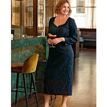 Robe en Jacquard n°129 | Burda Style 11/20