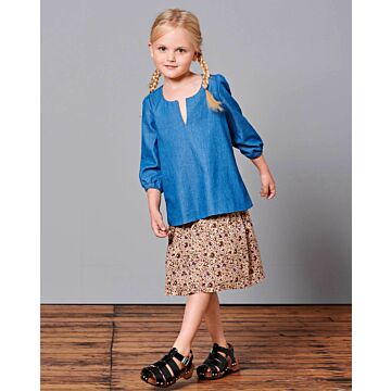 Chemisier en Denim n°132 | Burda Style 02/21