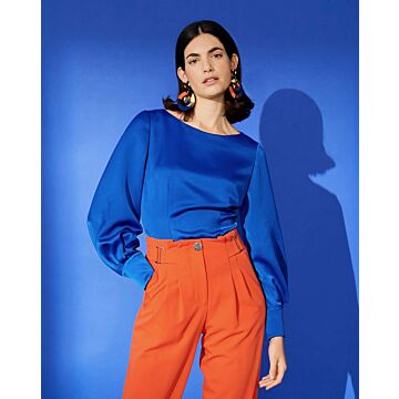 Chemisier en Polyester , Crêpe n°102 | Burda Style 08/21