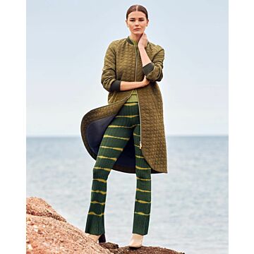Manteau en Tissu matelassé , Mailles n°103 | Burda Style 08/21