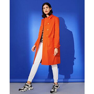 Manteau en Coton , Popeline n°110 | Burda Style 08/21