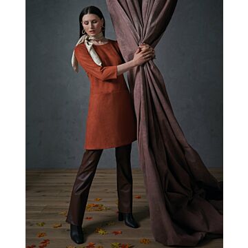 Robe en Simili-cuir n°115 | Burda Style 10/21