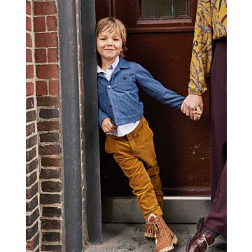 Pantalon en Velours côtelé fin n°133 | Burda Style 01/22