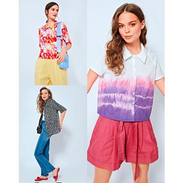 Blouse en Popeline n°3 | Burda Easy 4/2021